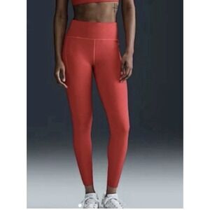 NEW Nike Swift 7/8 Running Leggings Light Crimson HJ2252-696 Women's Size Large